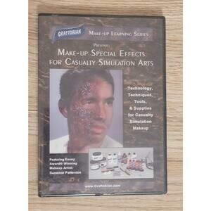 Graftobian Learning Make Up Special Effects for Casualty Simulation Arts DVD NWT